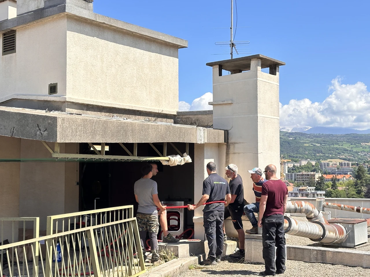 Intervention ARC Assainissement dans le centre-ville de Gap
